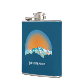Vintage-Schneebeg-Flasche Flachmann (Links)