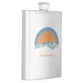 Vintage Schneeberge Flachmann (Rechts)