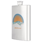 Vintage-Schneeberggipfel Flachmann (Links)