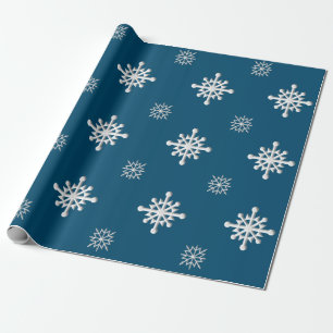 "VINTAGE SCHNEEFLAKE" GESCHENKPAPIER