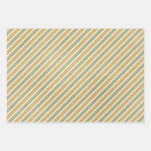 Vintage Schneeflocke Winterrustikale aquamarine Cr Geschenkpapier Set (Vorderseite 3)