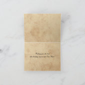 Vintage Schneeflocken Feiertagskarte (Innenseite)