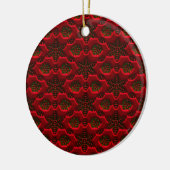 Vintage Schneeflocken Keramik Ornament (Links)