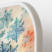 Vintage Schneeflocken Muster - Pickleball Paddel Schläger (Linke Seite)