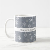 Vintage Schneeflocken Personalisiert Kaffeetasse (Links)