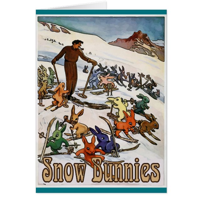 Vintage-Schneehäschen (Vorne)