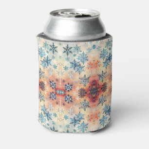 Vintage-Schneemuster - Can Cooler Dosenkühler