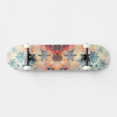 Vintage-Schneemuster - Skateboard (Horizontal)