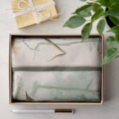 Vintage Schneerobben mit Weihnachtsgrüße Seidenpapier (Geschenk)