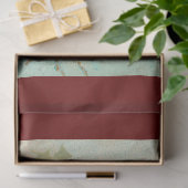 Vintage Schneeschön und Mistleton Seidenpapier (Geschenk)