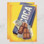 Vintage Schokolade Bar kommerziell (Vorne/Hinten)