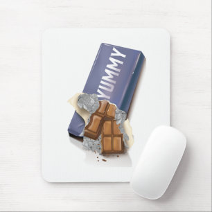 Vintage Schokolade Bar kommerziell Mousepad