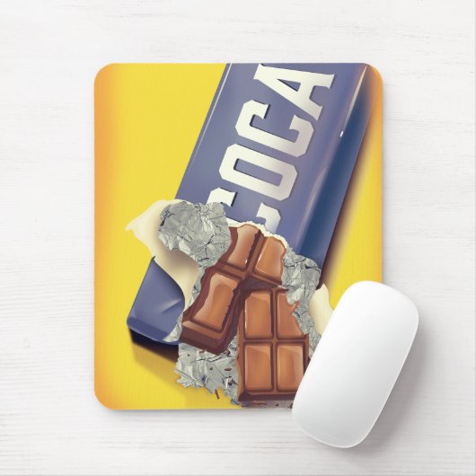 Vintage Schokolade Bar kommerziell Mousepad (Mit Mouse)