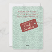 Vintage Schokolade Bonbons Weihnachten (Rückseite)