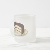 Vintage Schokolade Mattglastasse (Vorderseite Links)
