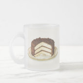 Vintage Schokolade Mattglastasse (Links)