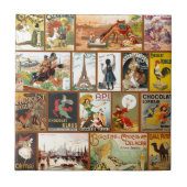 Vintage Schokoladen-Anzeigen Fliese (Vorderseite)