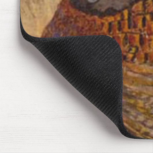 Vintage Schokoladen-Labrador-Jagd Mousepad (Ecke)