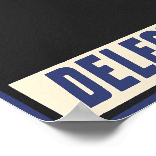 Vintage Schokoladenwerbung Poster (Ecke)