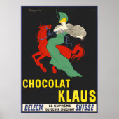 Vintage Schokoladenwerbung Poster (Vorne)