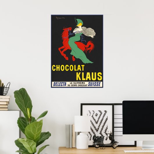 Vintage Schokoladenwerbung Poster (Heimbüro)