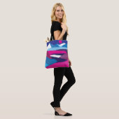 Vintage schöne Berge und Landschaft mit Tasche (Am Model)
