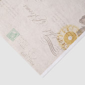 Vintage schöne Blüten Seidenpapier (Ausschnitt)