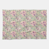 Vintage schöne Florals Geschirrtuch (Horizontal)