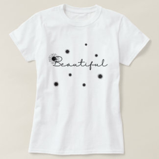 Vintage schöne Schwarze Sonnenblume Blume Blumen T-Shirt