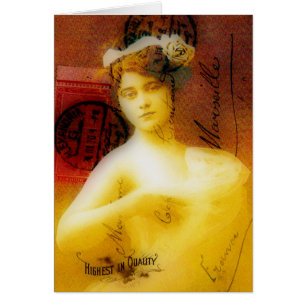 Vintage Schönheit Digitale Kunst