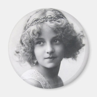 Vintage Schönheit Magnet