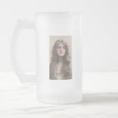 Vintage Schönheit Mattglas Bierglas (Links)