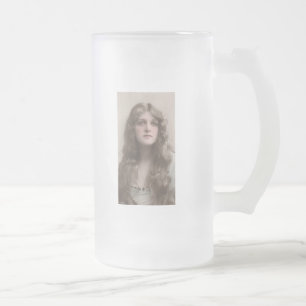 Vintage Schönheit Mattglas Bierglas