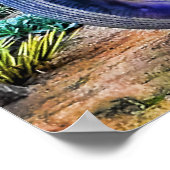 VINTAGE SCHÖNHEIT POSTER (Ecke)