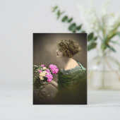 Vintage Schönheit VI Postkarte (Stehend Vorderseite)