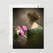 Vintage Schönheit VI Postkarte (Vorne/Hinten)