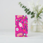 Vintage Schönheitscreme Visitenkarte (Stehend Vorderseite)