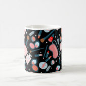 Vintage Schönheitskosmetik macht Künstler individu Kaffeetasse (Mittel)