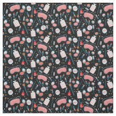 Vintage Schönheitskosmetik Stoff (Muster)