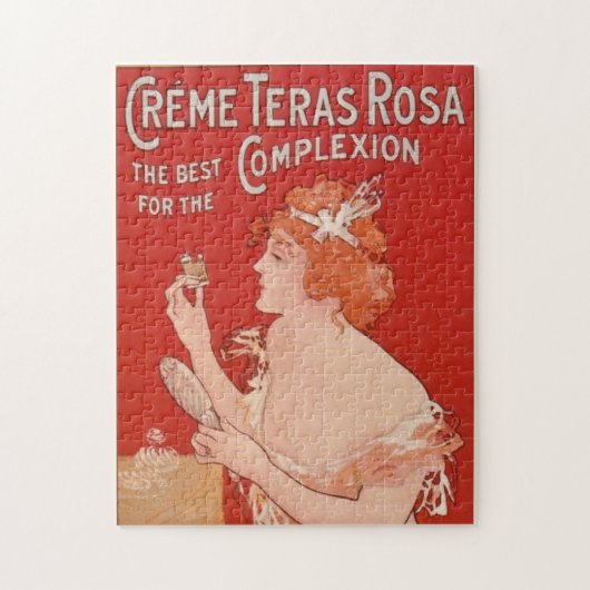 Vintage Schönheitswerbung Kunst Puzzle (Vertikal)