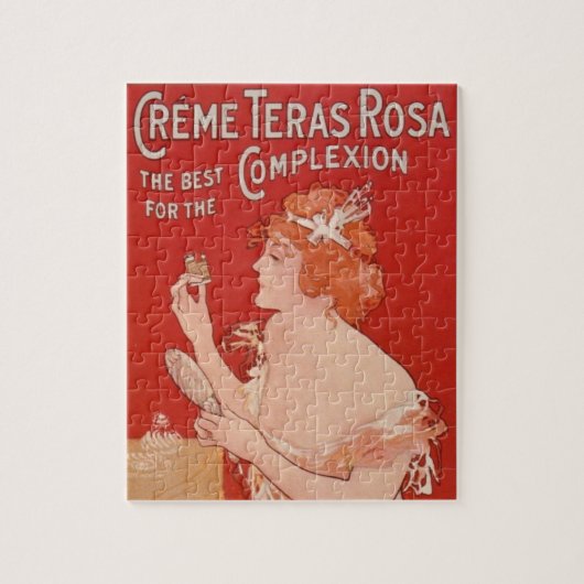 Vintage Schönheitswerbung Kunst Puzzle (Vertikal)