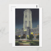 Vintage schottische Ritekathedrale, Indianapolis Postkarte (Vorne/Hinten)