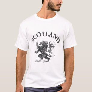 Vintage schottischer Löwe Rampant Schottland Flagg T-Shirt
