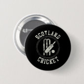 Vintage-Schottland-Cricket-Logo Button (Vorne & Hinten)