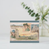 Vintage Schottland Postkarte (Stehend Vorderseite)