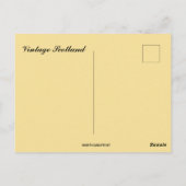 Vintage Schottland Postkarte (Rückseite)