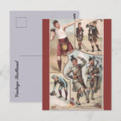 Vintage Schottland Postkarte (Vorne/Hinten)