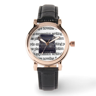 Vintage Schreibmaschine Armbanduhr