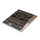 Vintage Schreibmaschine Fliese (Seite)