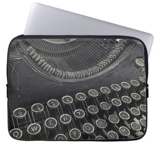 Vintage-Schreibmaschine-Laptop-Hülle Laptopschutzhülle